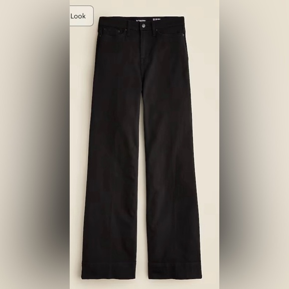 J.Crew Denim trouser in 1996 semi-stretch in black rinse - Picture 4 of 11